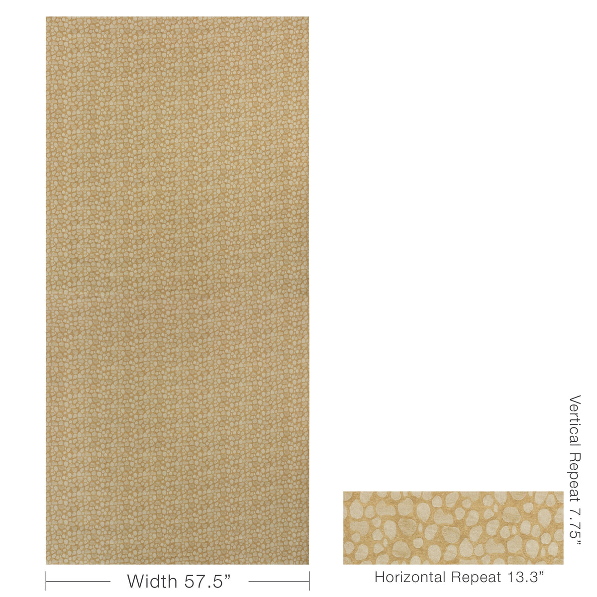 Pebblis fabric in Brulee color - pattern number GWF-3843.416.0 - by Lee Jofa Modern in the Kelly Wearstler Tela collection