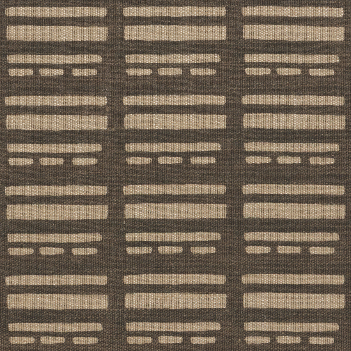 Sift fabric in Espresso/Cream color - pattern number GWF-3844.1621.0 - by Lee Jofa Modern in the Kelly Wearstler Tela collection