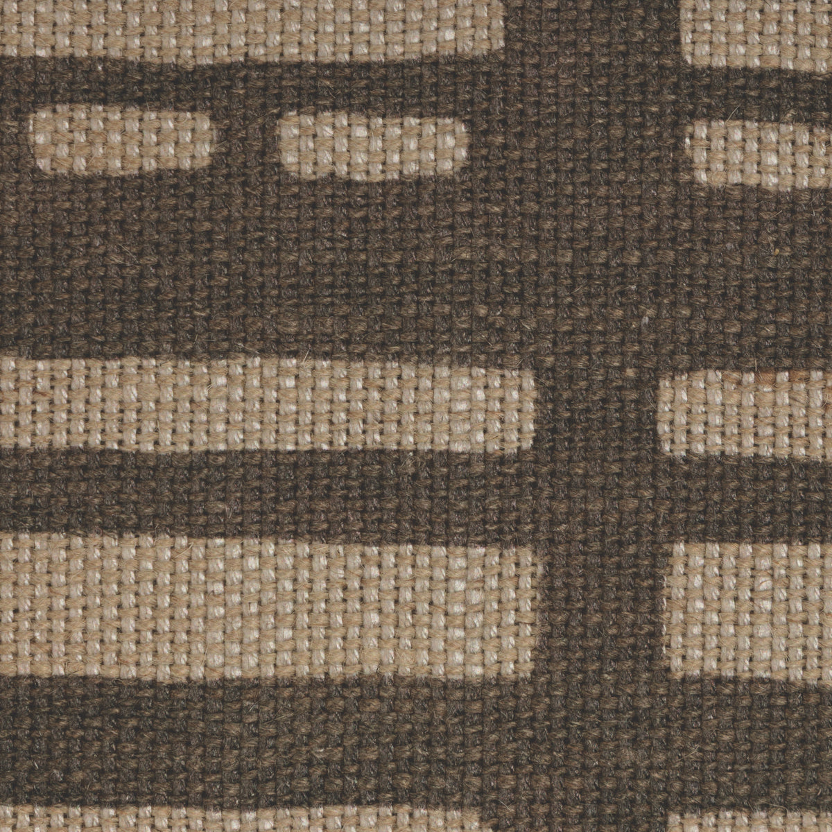 Sift fabric in Espresso/Cream color - pattern number GWF-3844.1621.0 - by Lee Jofa Modern in the Kelly Wearstler Tela collection