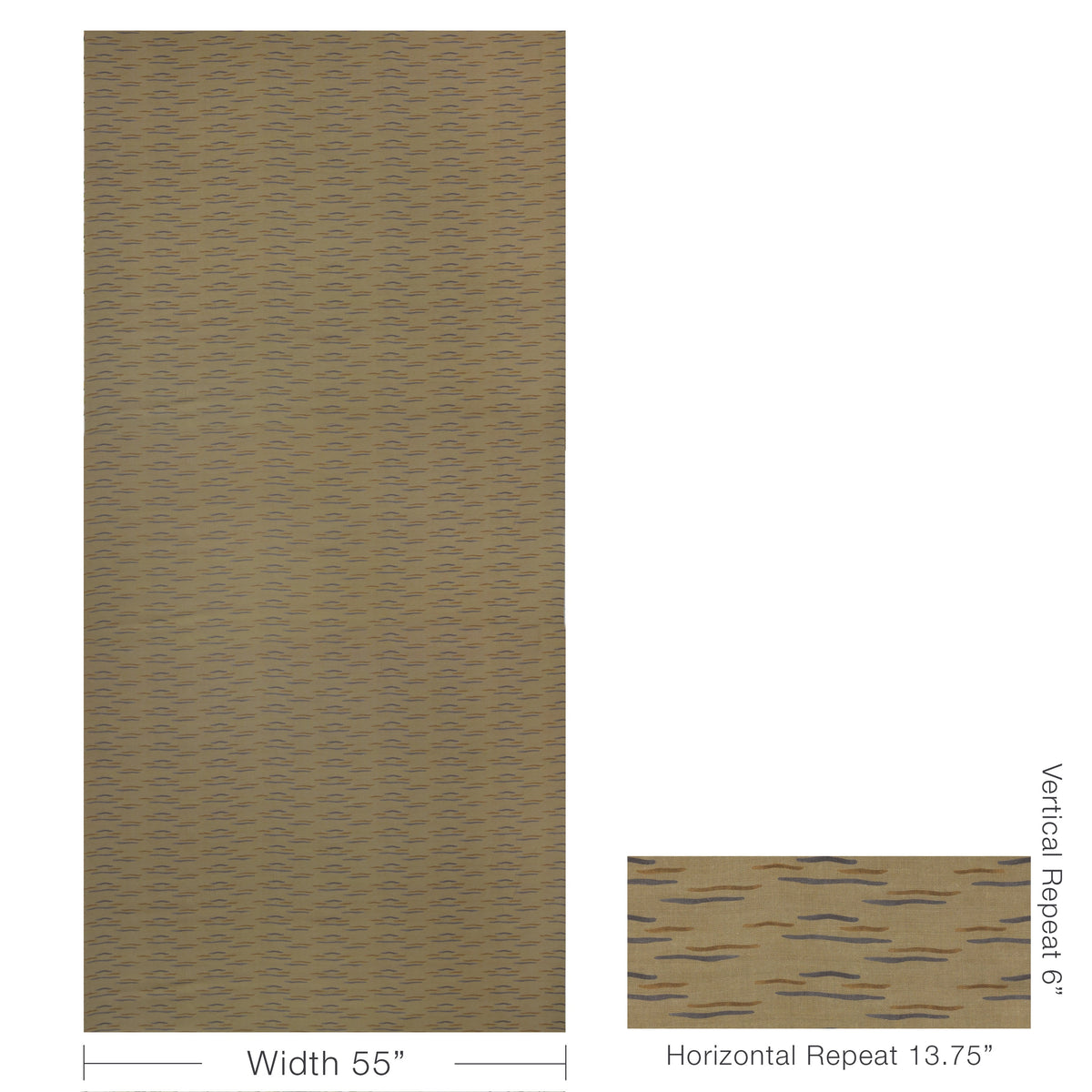 Mar fabric in Sahara color - pattern number GWF-3845.421.0 - by Lee Jofa Modern in the Kelly Wearstler Tela collection