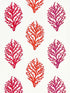 Coral Reef Embroidery fabric in passion fruit color - pattern number GW 000127204 - by Scalamandre in the Grey Watkins collection