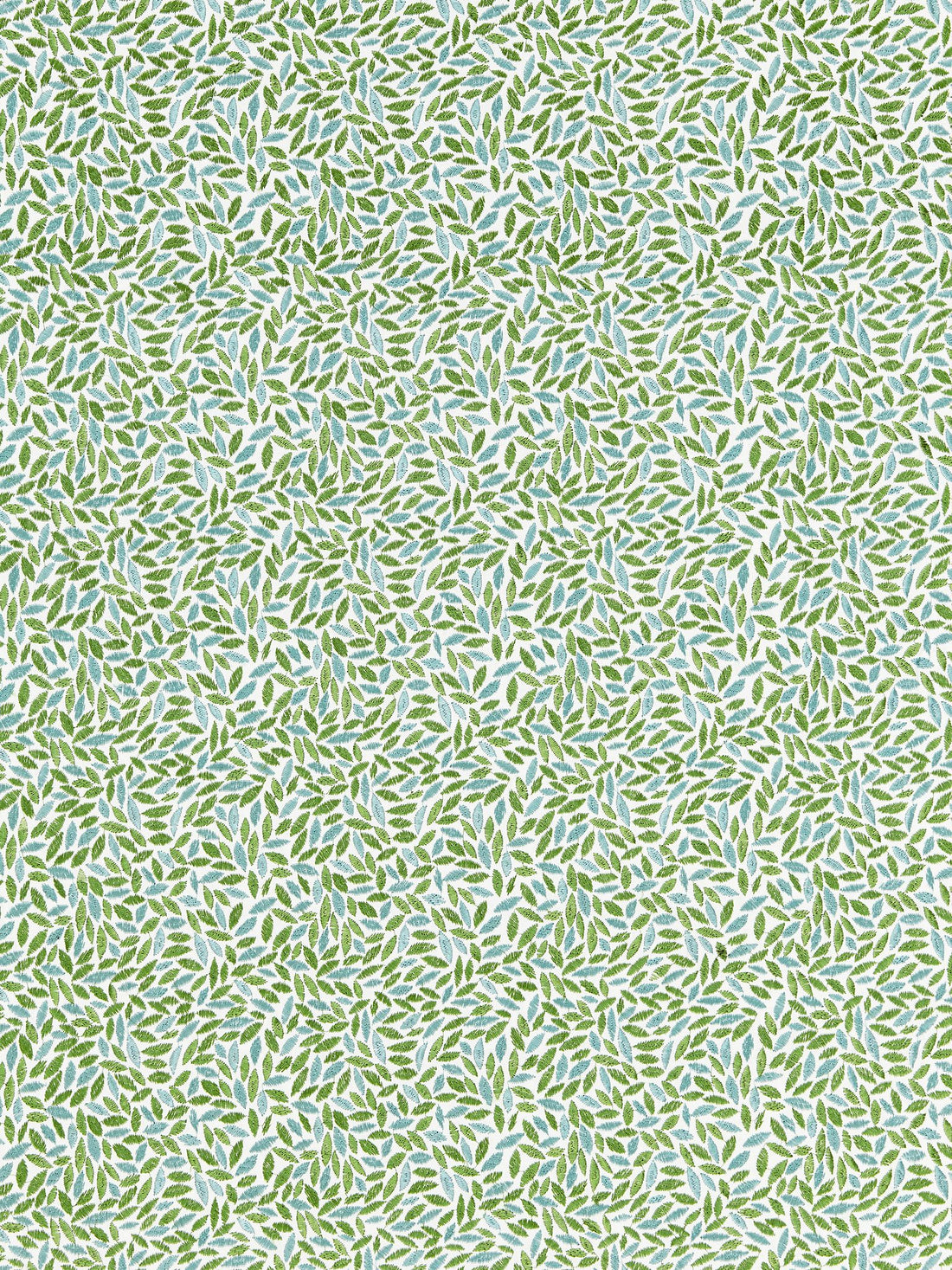 Meadow Embroidery fabric in seagrass color - pattern number GW 000227207 - by Scalamandre in the Grey Watkins collection