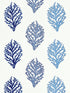 Coral Reef Embroidery fabric in marine color - pattern number GW 000327204 - by Scalamandre in the Grey Watkins collection