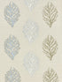 Coral Reef Embroidery fabric in sand color - pattern number GW 000427204 - by Scalamandre in the Grey Watkins collection