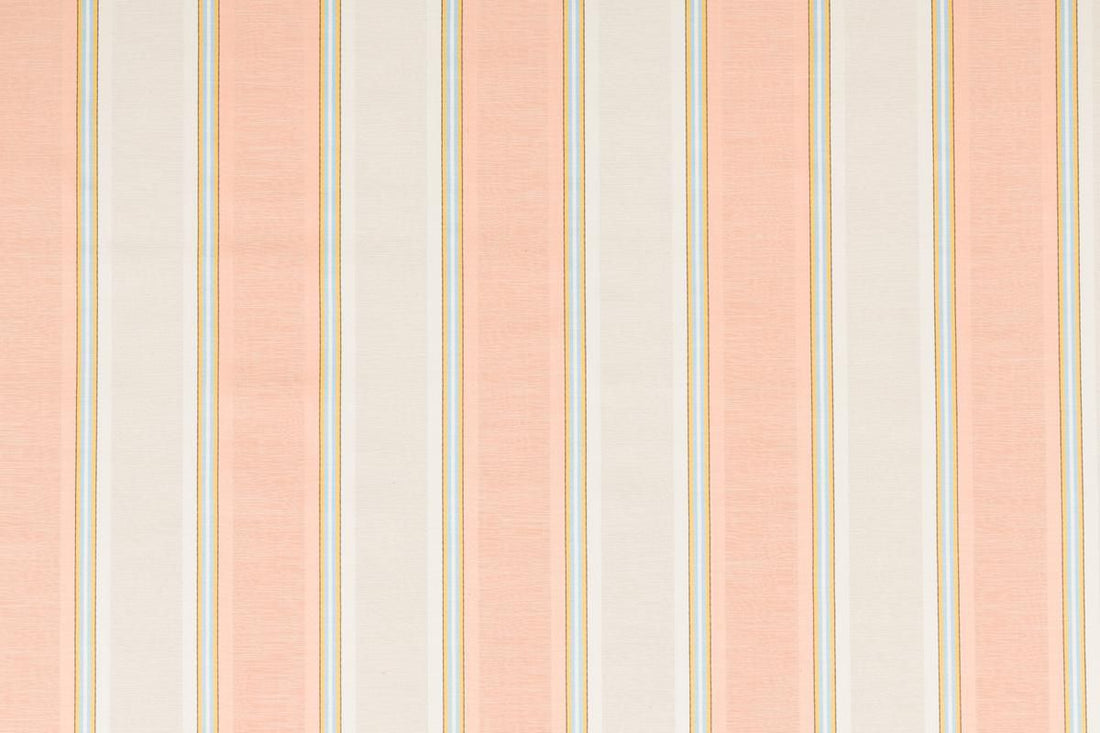 Raso Rigato fabric in orange cream color - pattern number HA 00101758 - by Scalamandre in the Old World Weavers collection