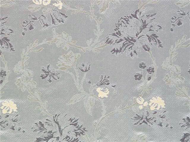 Mallorcan Garden fabric in pewter color - pattern number HB 0002HA83 - by Scalamandre in the Old World Weavers collection