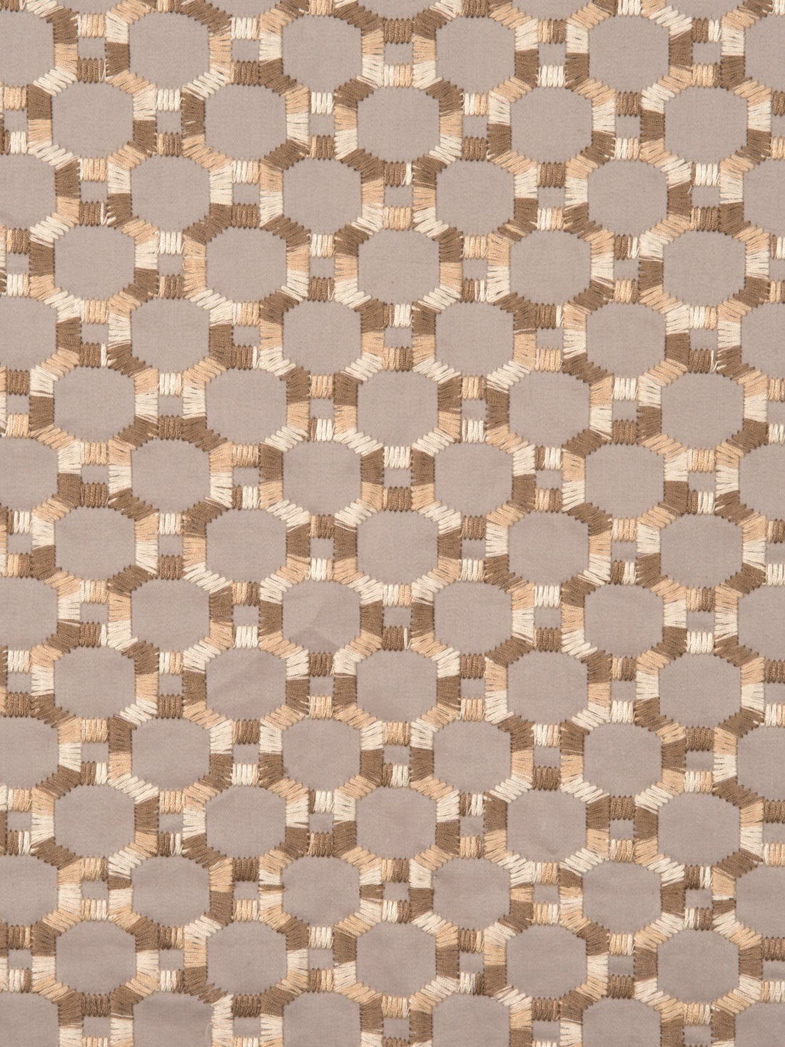 Island Trellis fabric in taupe color - pattern number HN 000142014 - by Scalamandre in the Stark Scalamandre Fabric LLC collection