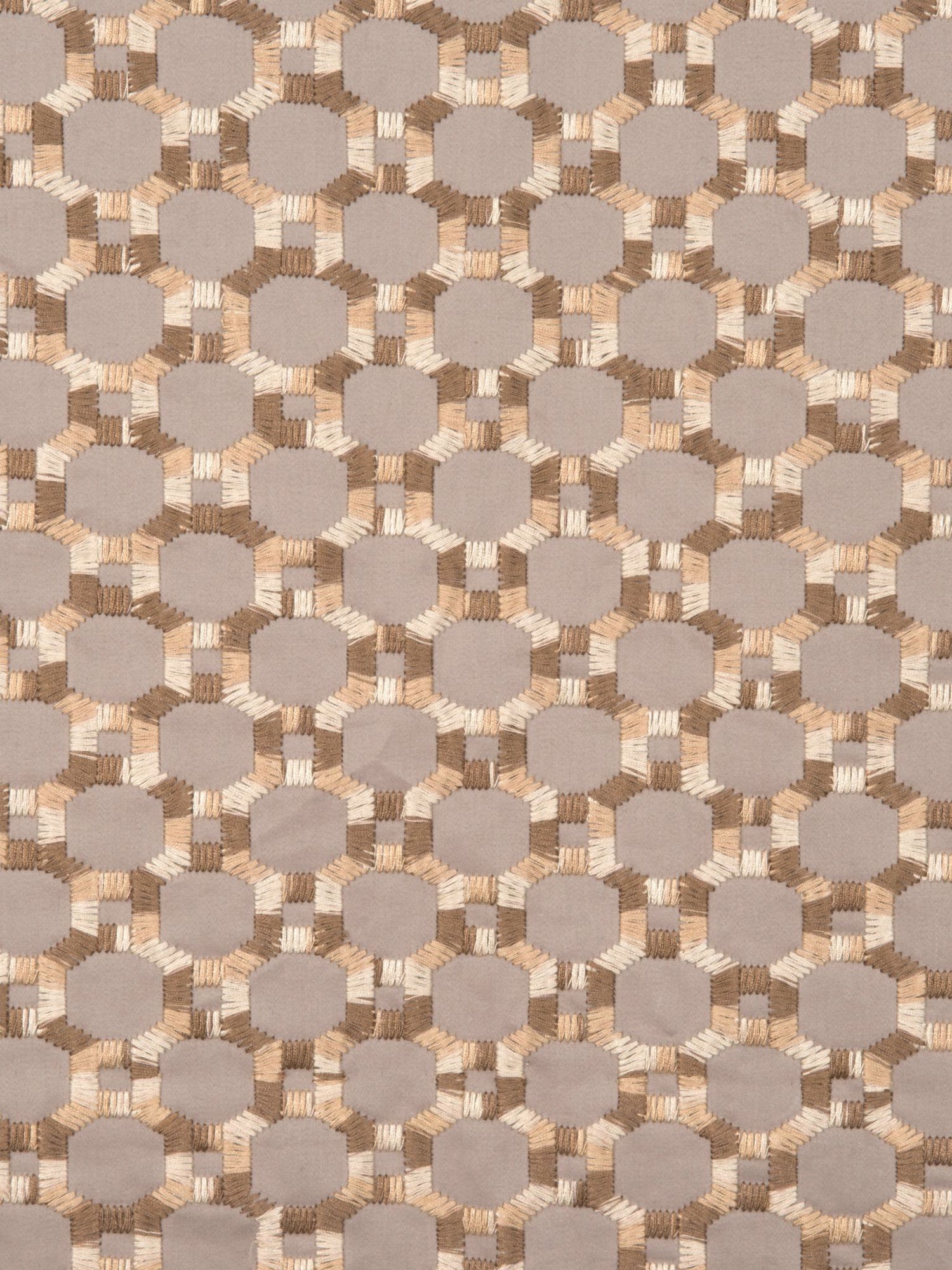 Island Trellis fabric in taupe color - pattern number HN 000142014 - by Scalamandre in the Stark Scalamandre Fabric LLC collection