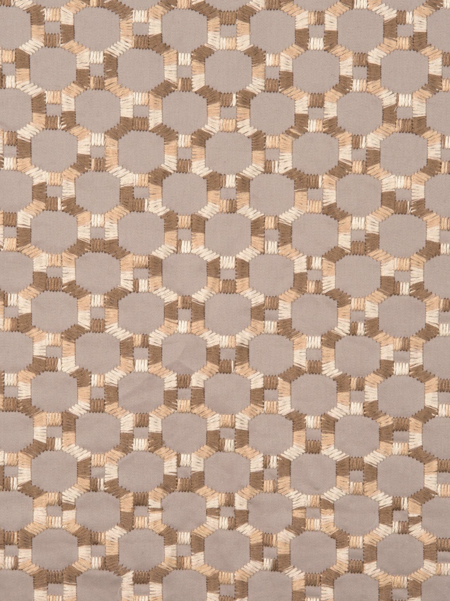 Island Trellis fabric in taupe color - pattern number HN 000142014 - by Scalamandre in the Stark Scalamandre Fabric LLC collection