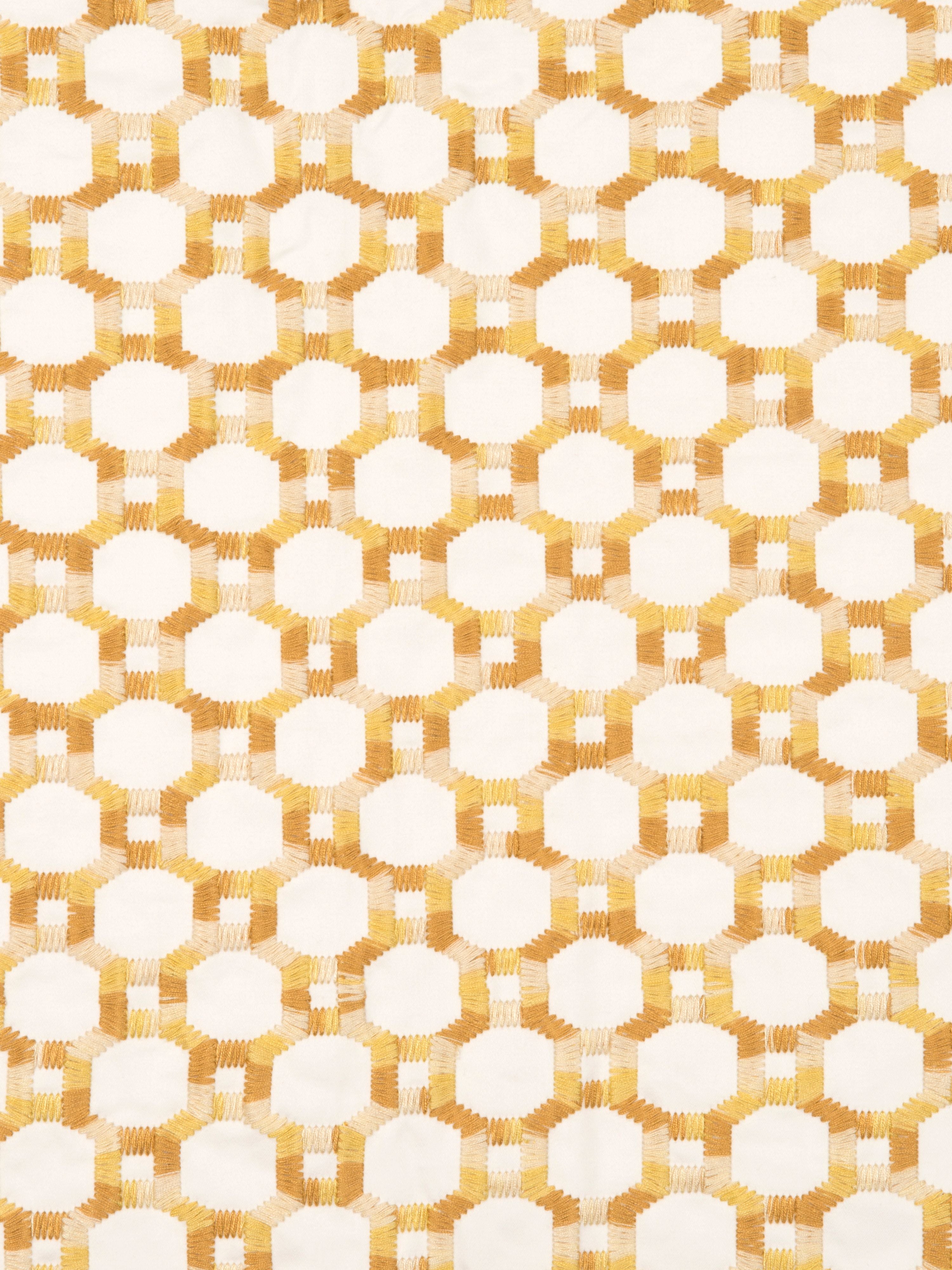 Island Trellis fabric in yellow color - pattern number HN 000242014 - by Scalamandre in the Stark Scalamandre Fabric LLC collection