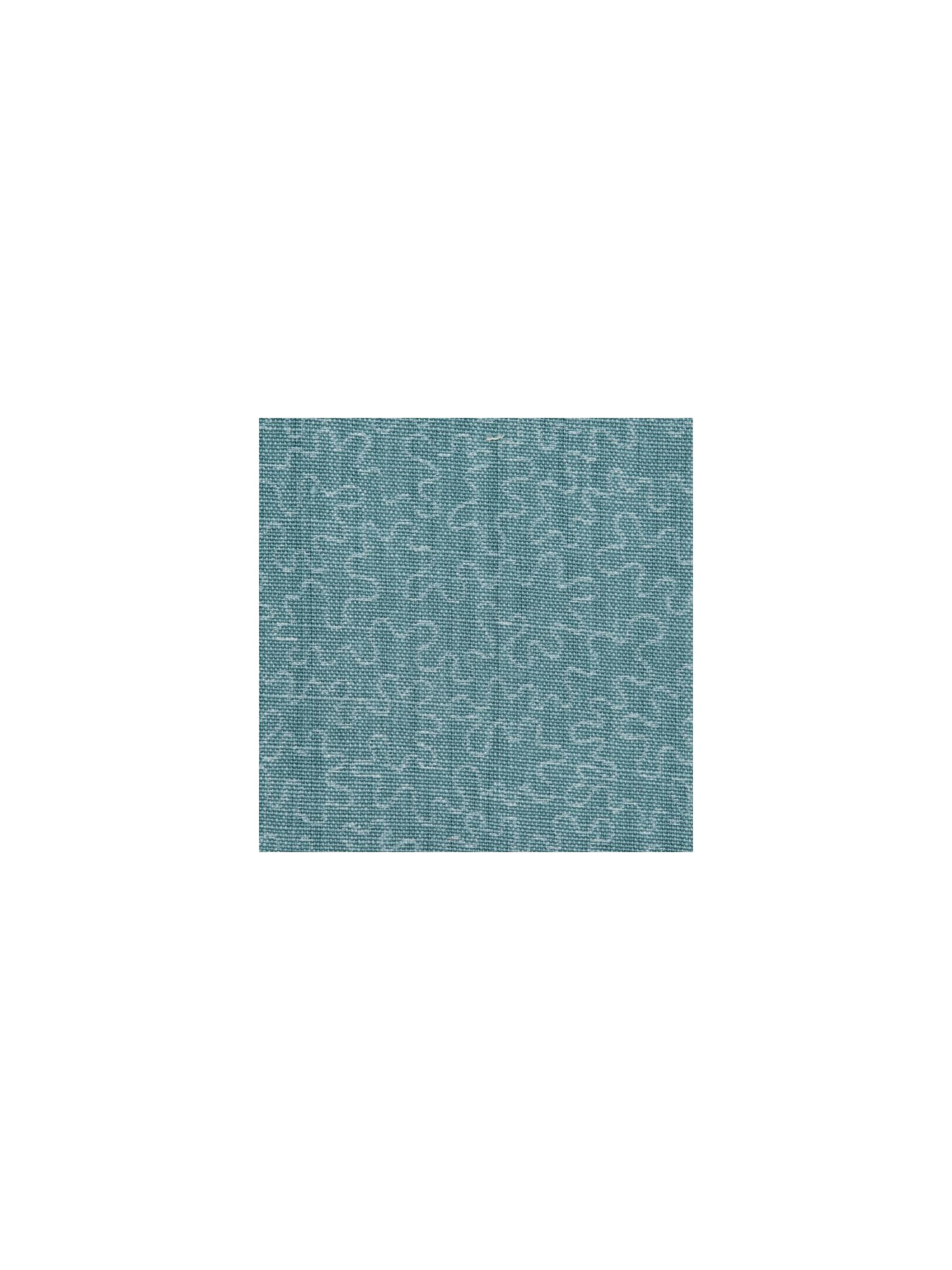 Squiggle fabric in turquoise color - pattern number HN 000342003 - by Scalamandre in the Stark Scalamandre Fabric LLC collection