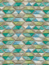 Carousel fabric in aqua color - pattern number HN 000342006 - by Scalamandre in the Stark Scalamandre Fabric LLC collection