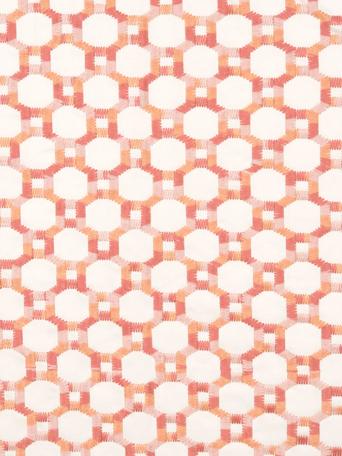 Island Trellis fabric in peach color - pattern number HN 000342014 - by Scalamandre in the Stark Scalamandre Fabric LLC collection