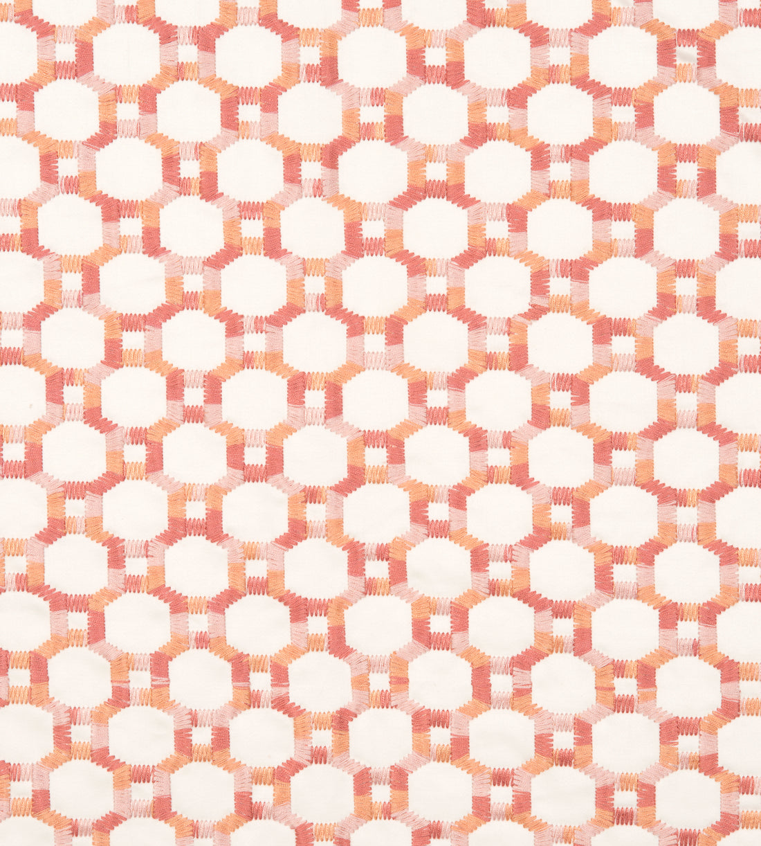 Island Trellis fabric in peach color - pattern number HN 000342014 - by Scalamandre in the Scalamandre Dec 2024 collection