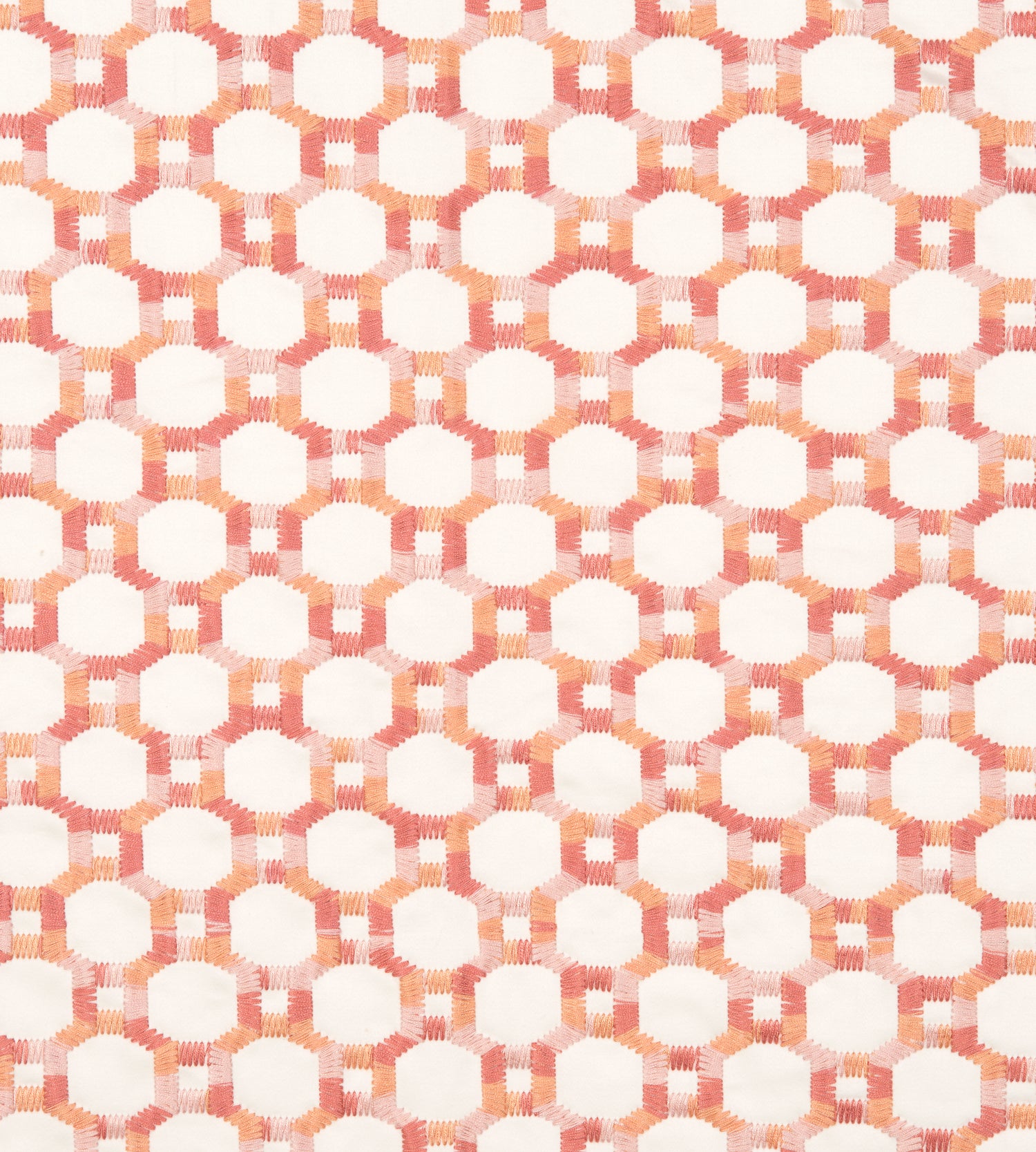 Island Trellis fabric in peach color - pattern number HN 000342014 - by Scalamandre in the Scalamandre Dec 2024 collection