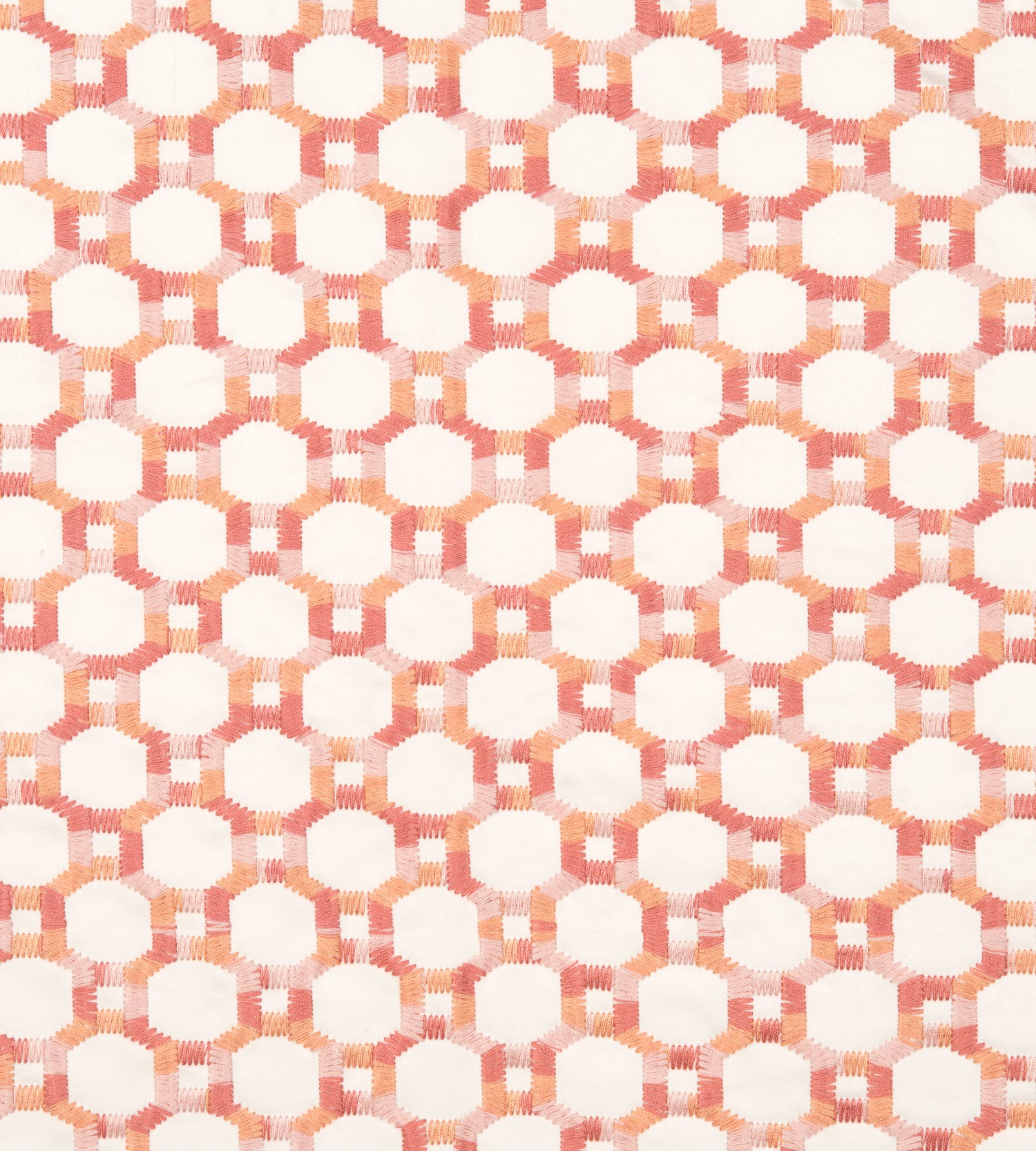 Island Trellis fabric in peach color - pattern number HN 000342014 - by Scalamandre in the  collection