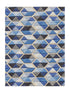 Carousel fabric in blue color - pattern number HN 000442006 - by Scalamandre in the Stark Scalamandre Fabric LLC collection