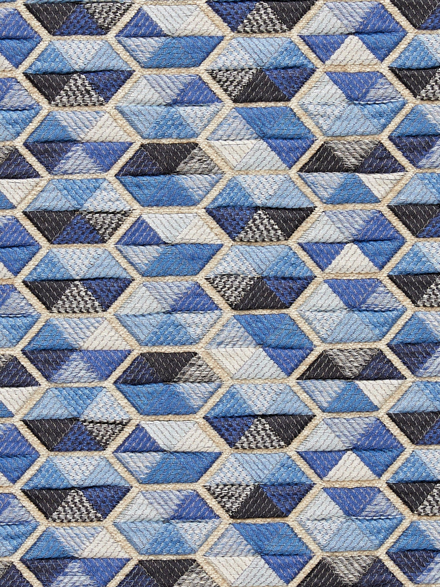 Carousel fabric in blue color - pattern number HN 000442006 - by Scalamandre in the Stark Scalamandre Fabric LLC collection