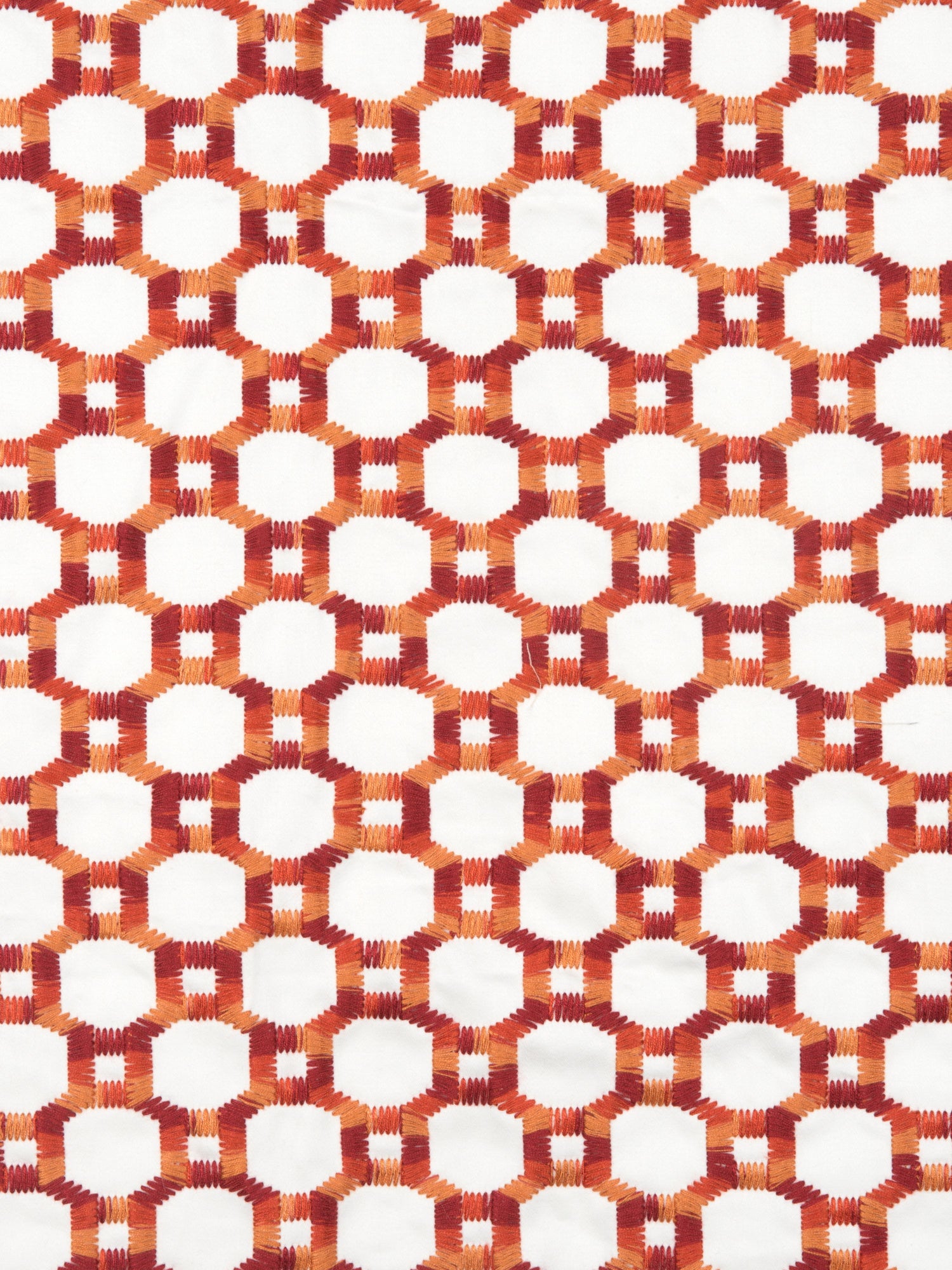 Island Trellis fabric in red color - pattern number HN 000442014 - by Scalamandre in the Stark Scalamandre Fabric LLC collection
