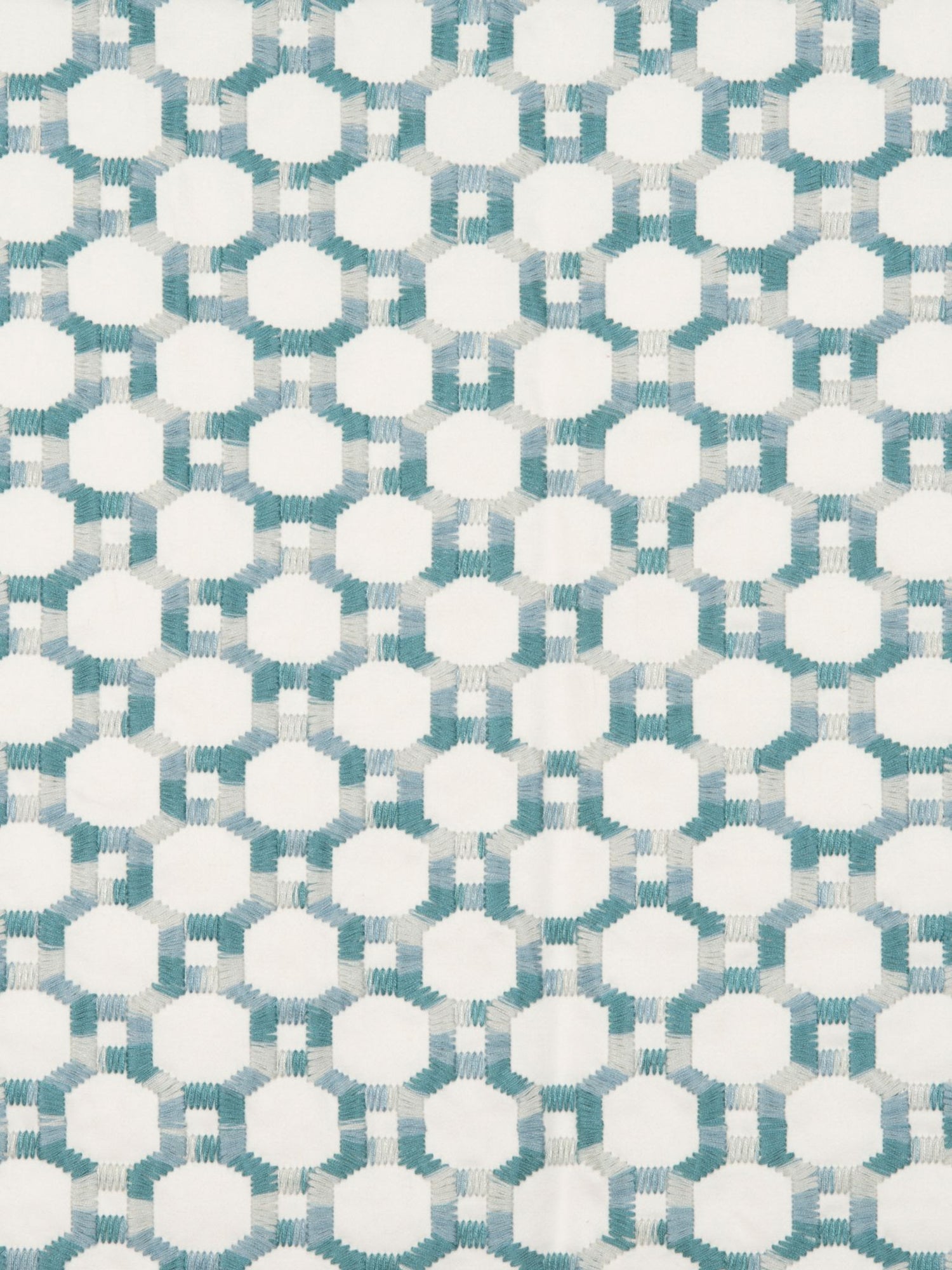 Island Trellis fabric in aqua color - pattern number HN 000642014 - by Scalamandre in the Stark Scalamandre Fabric LLC collection