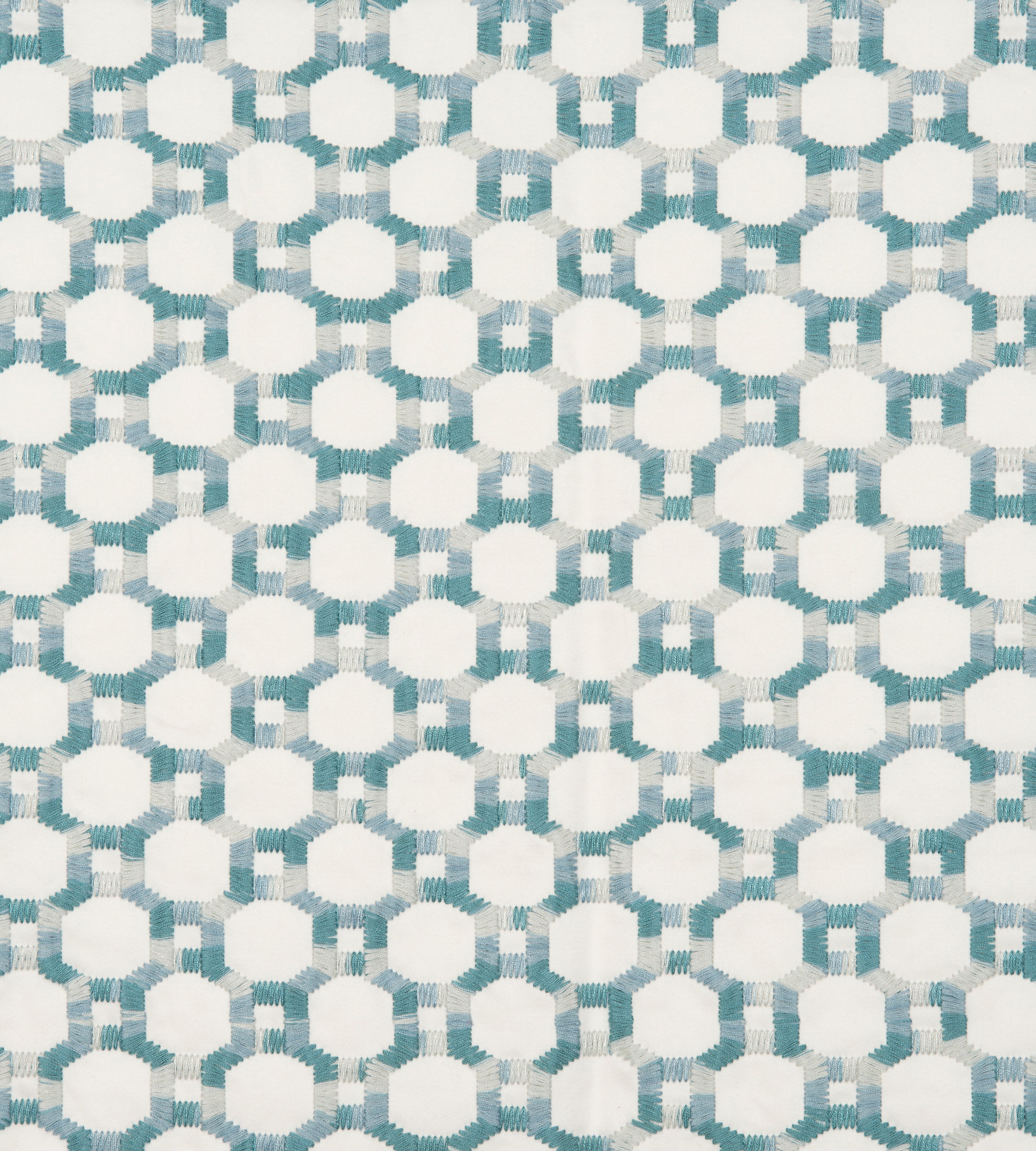 Island Trellis fabric in aqua color - pattern number HN 000642014 - by Scalamandre in the Scalamandre Dec 2024 collection