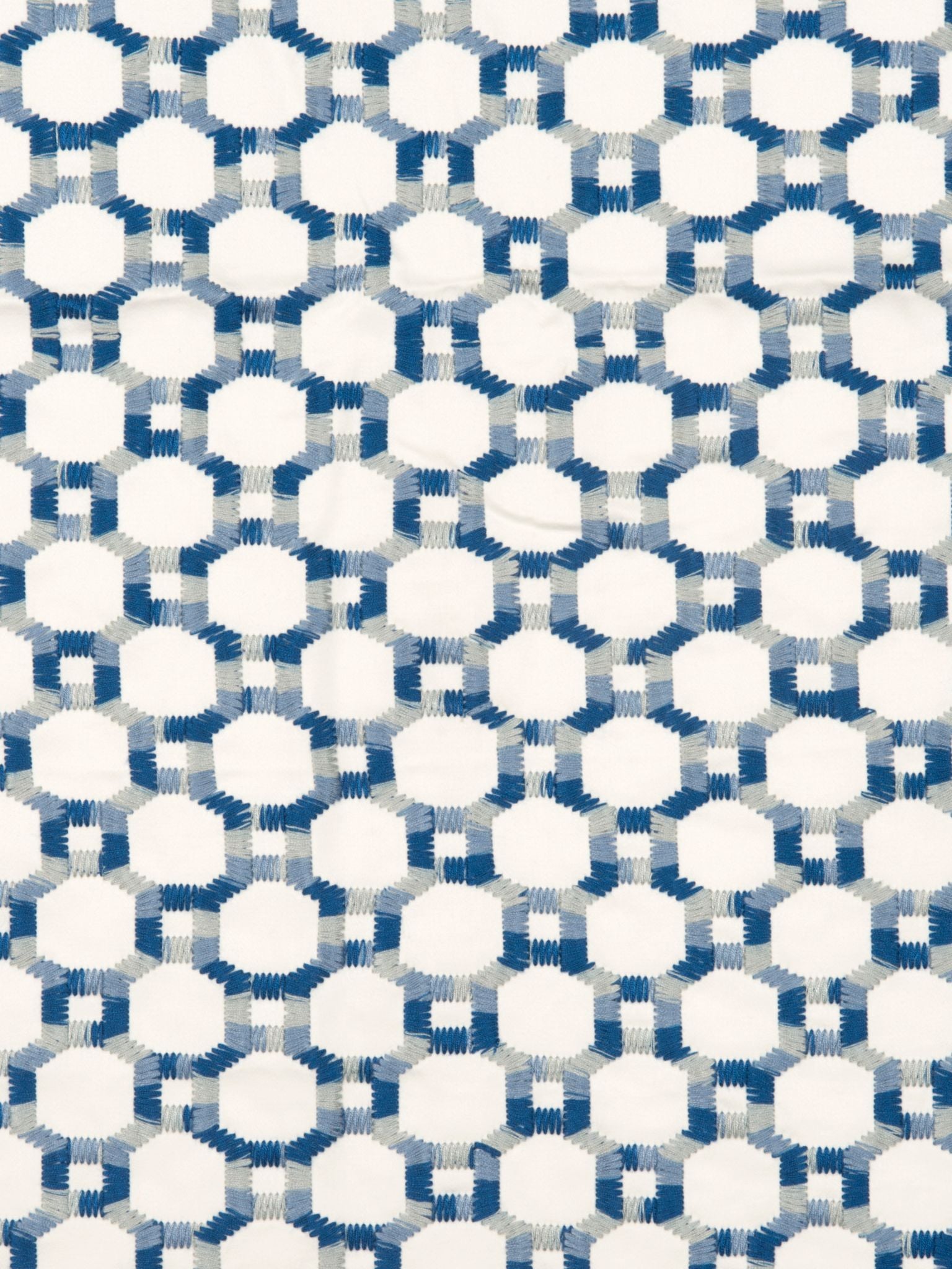 Island Trellis fabric in blue color - pattern number HN 000742014 - by Scalamandre in the Stark Scalamandre Fabric LLC collection