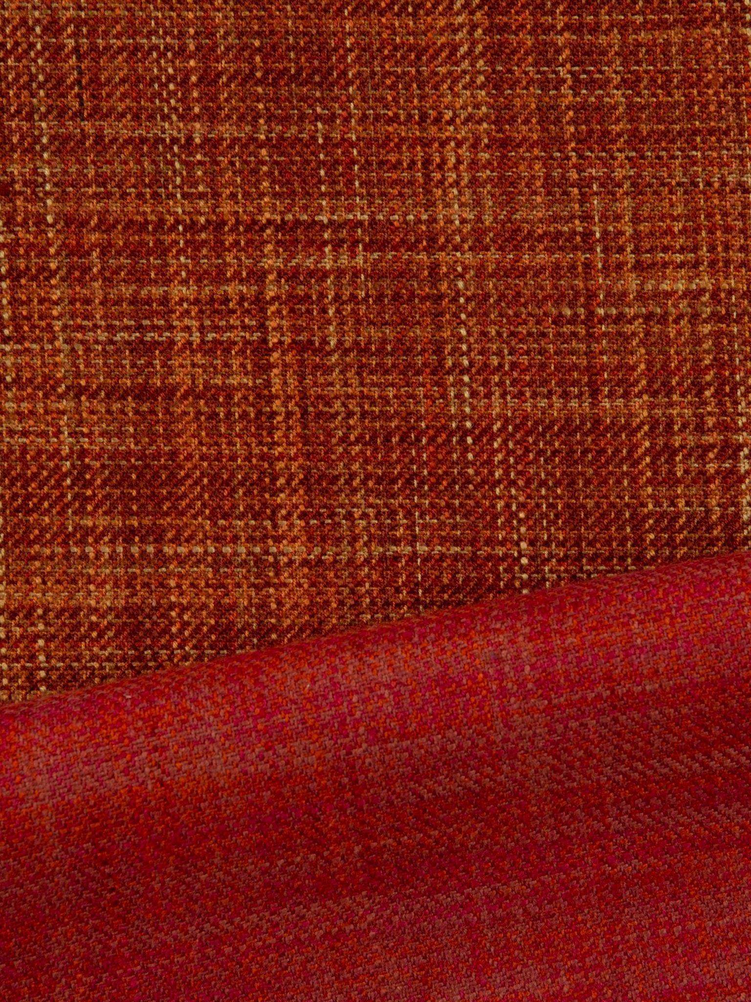 Flip fabric in spice/red color - pattern number HN 000742028 - by Scalamandre in the Stark Scalamandre Fabric LLC collection