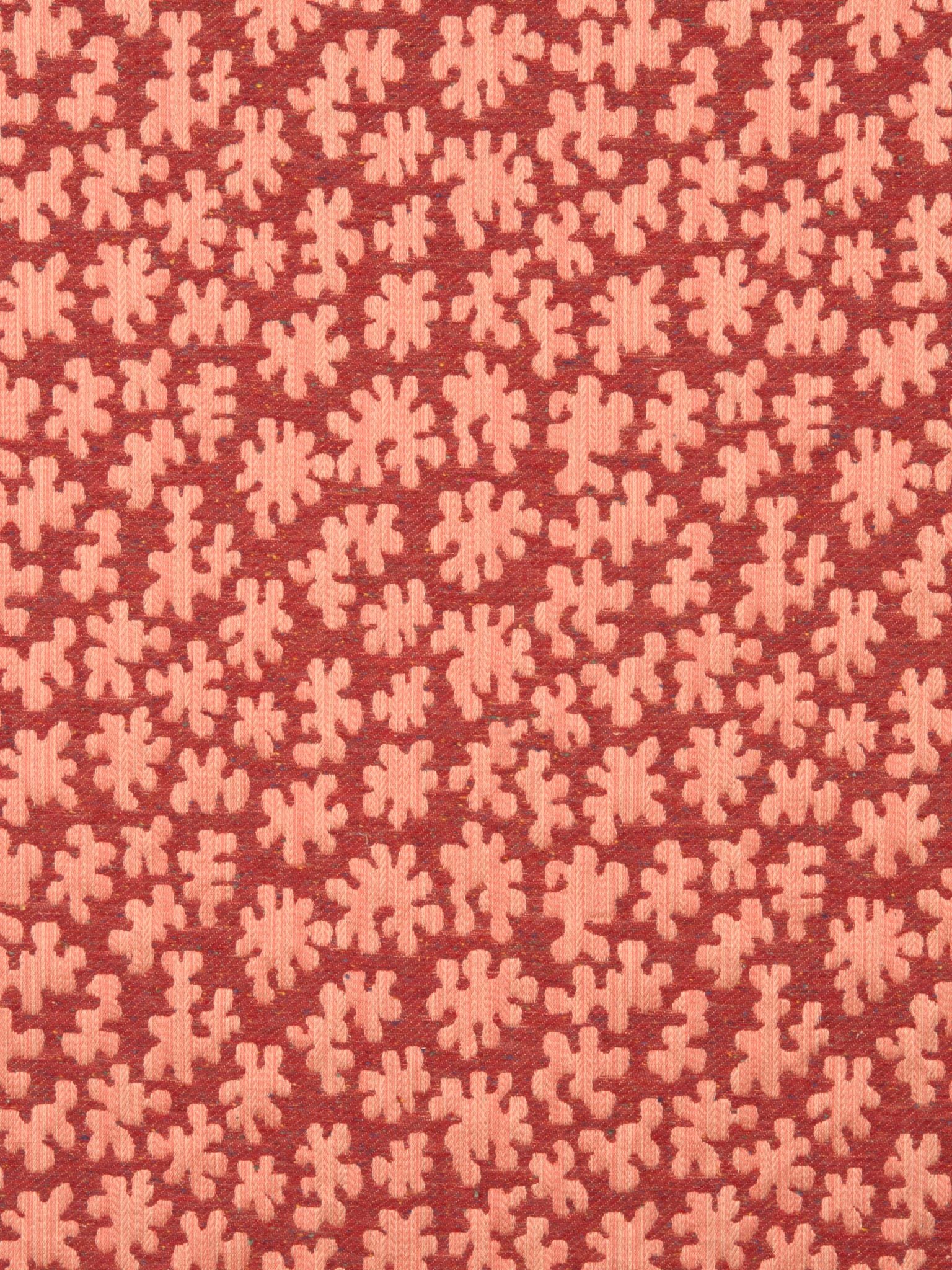 Joanna fabric in red color - pattern number HN 000942011 - by Scalamandre in the Stark Scalamandre Fabric LLC collection