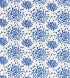 Fireworks Cotton Print fabric in blue on white color - pattern number HN 000BF1020 - by Scalamandre in the  collection