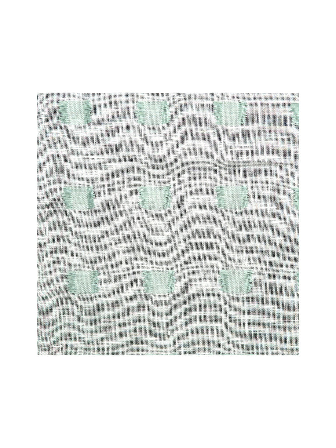 Lissom Linen Sheer fabric in off-white &amp; blue color - pattern number HN 000BW0672 - by Scalamandre in the Stark Scalamandre Fabric LLC collection