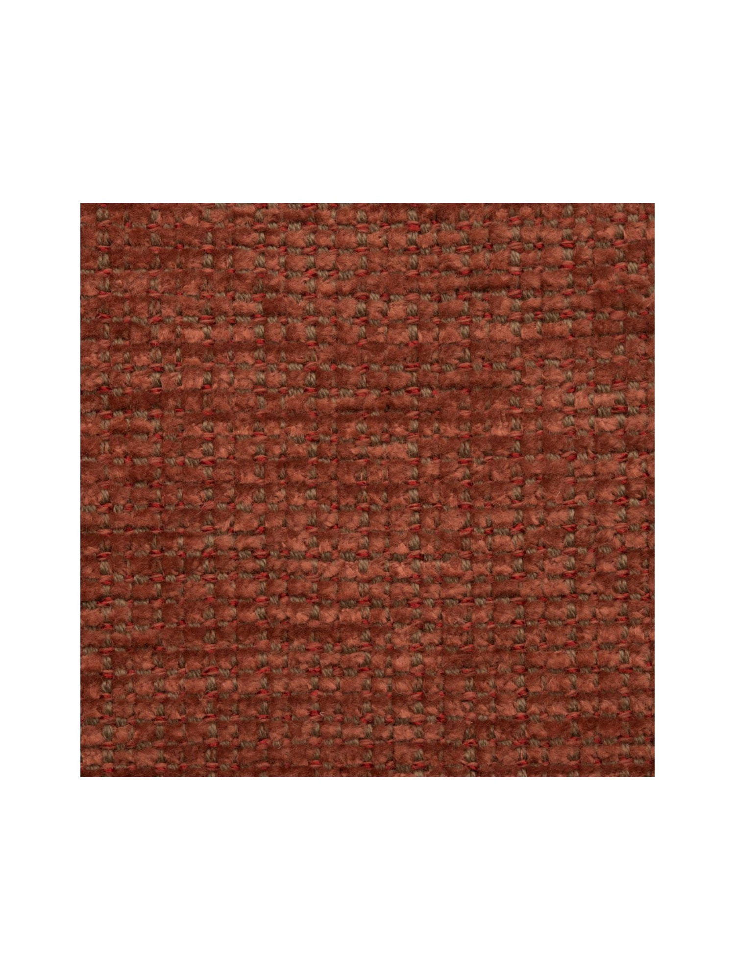 Tiburon Chenille fabric in rust color - pattern number HN 000FW0393 - by Scalamandre in the Stark Scalamandre Fabric LLC collection