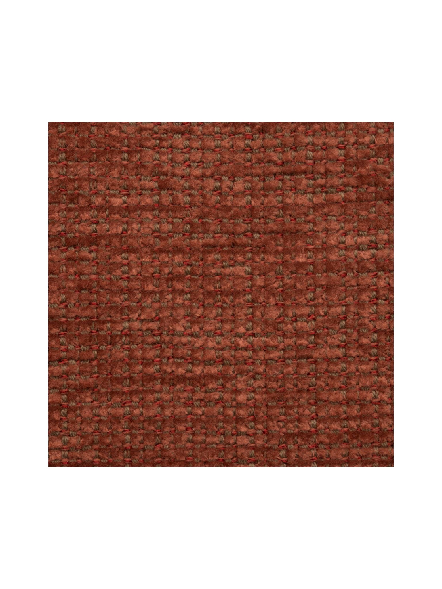 Tiburon Chenille fabric in rust color - pattern number HN 000FW0393 - by Scalamandre in the Stark Scalamandre Fabric LLC collection