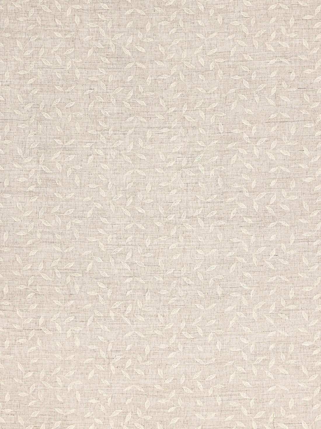 Embroidered Linen fabric in natural &amp; off-white color - pattern number HN 00AWW0681 - by Scalamandre in the Stark Scalamandre Fabric LLC collection