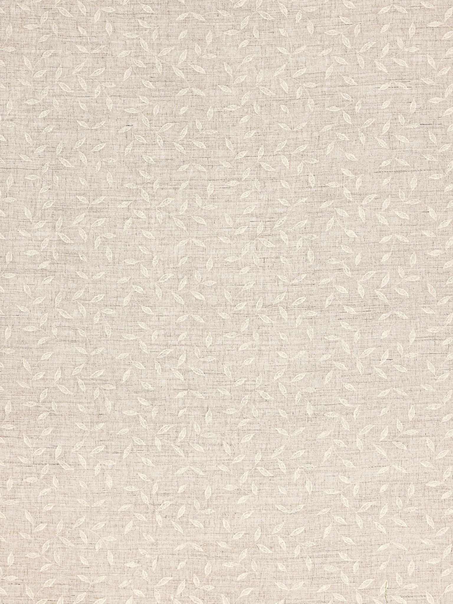 Embroidered Linen fabric in natural &amp; off-white color - pattern number HN 00AWW0681 - by Scalamandre in the Stark Scalamandre Fabric LLC collection