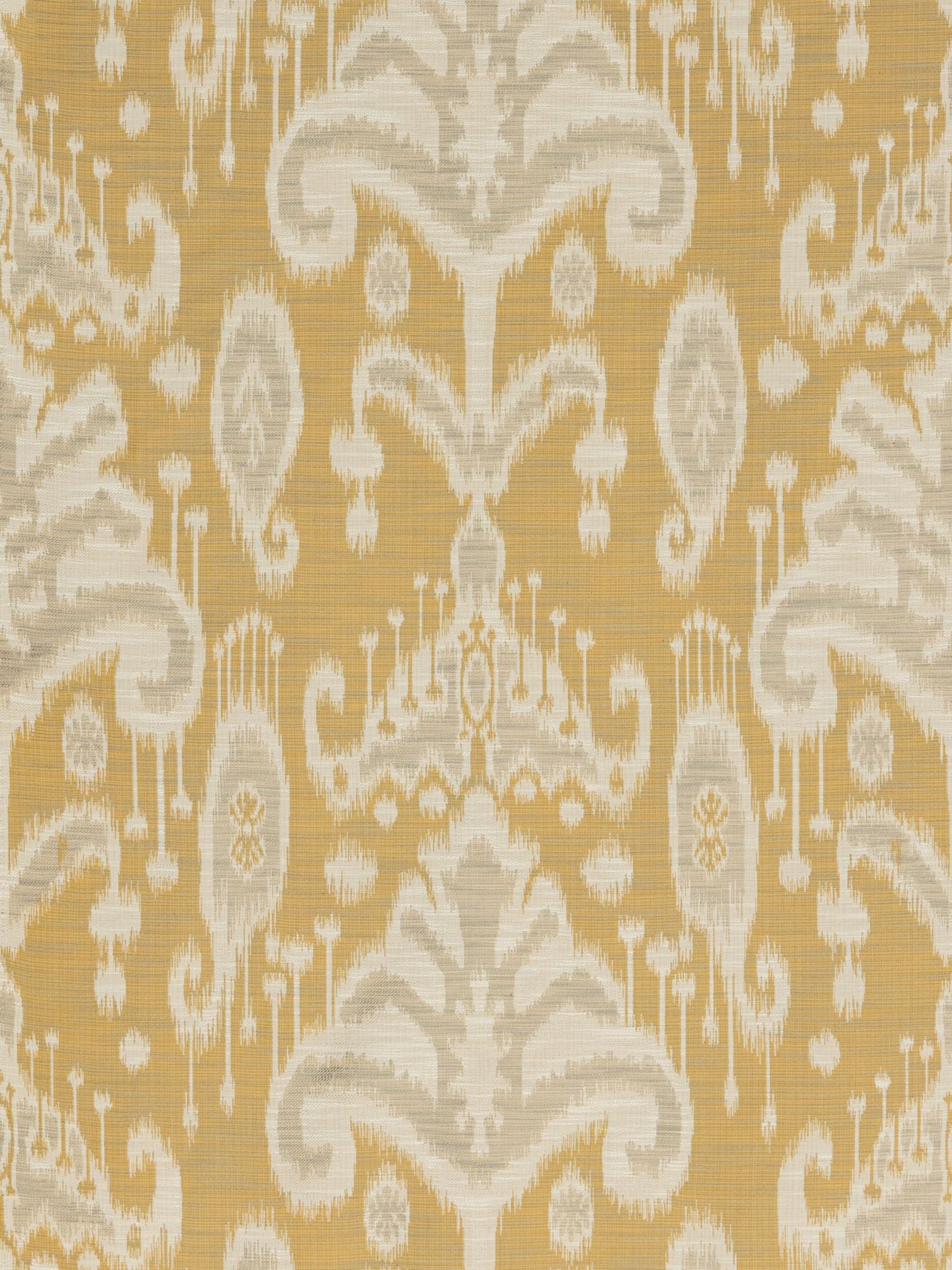 Monroe Ikat Texture fabric in straw color - pattern number HN 00KAW0995 - by Scalamandre in the Stark Scalamandre Fabric LLC collection