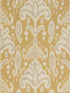 Monroe Ikat Texture fabric in straw color - pattern number HN 00KAW0995 - by Scalamandre in the Stark Scalamandre Fabric LLC collection