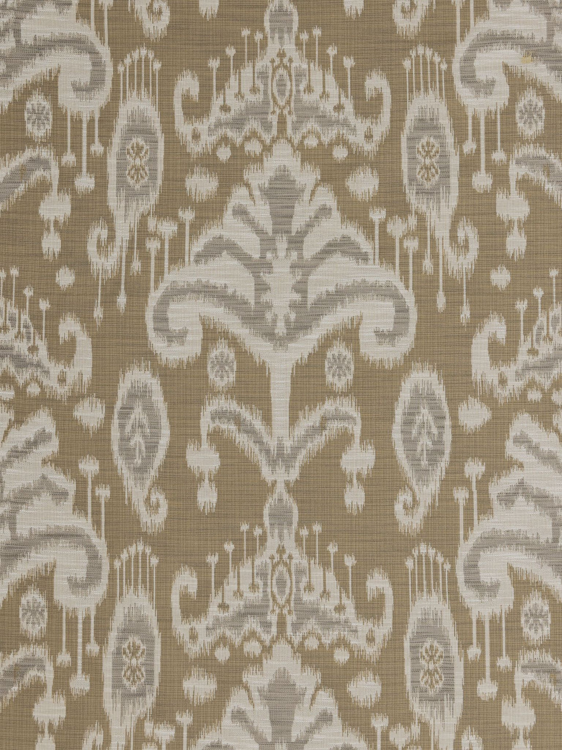 Monroe Ikat Texture fabric in tan/beige color - pattern number HN 00KBW0995 - by Scalamandre in the Stark Scalamandre Fabric LLC collection