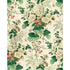 Hollyhock Hdb fabric in white/brown color - pattern HOLLYHOCK HAND.WHTBRO.0 - by Lee Jofa