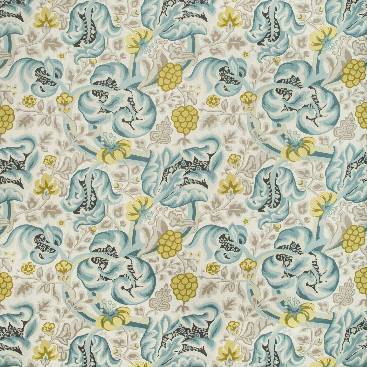 Hullabaloo fabric in seafoam color - pattern HULLABALOO.1623.0 - by Kravet Basics in the Bermuda collection