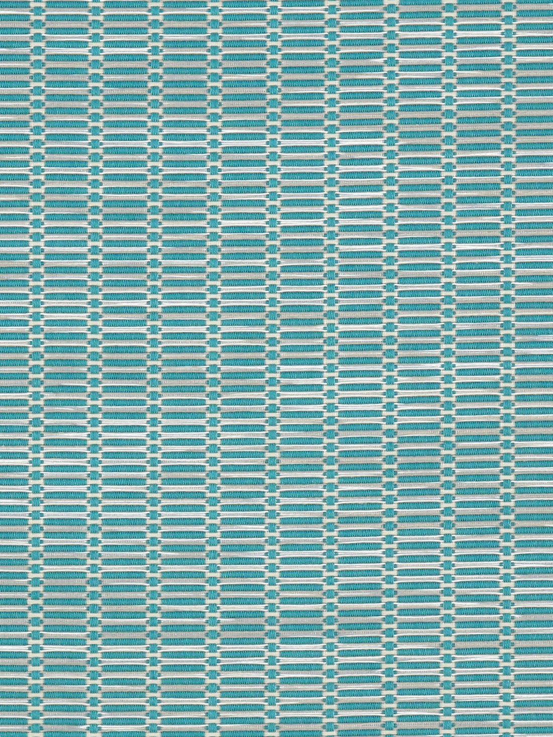 Capraria fabric in turquoise color - pattern number HW 00118606 - by Scalamandre in the Haining Qianbaihui Weaving Co collection