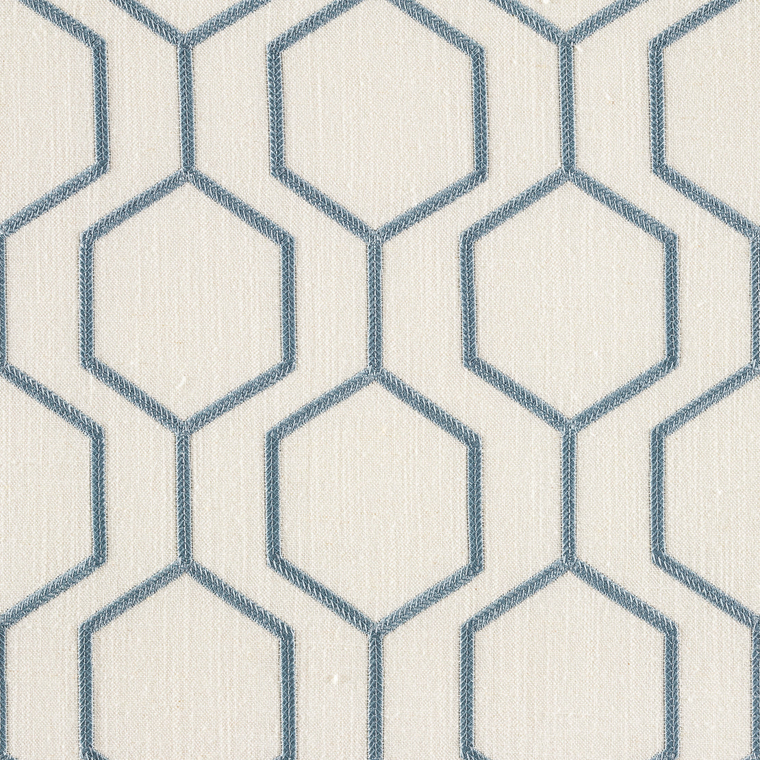 Socrates Hexagono fabric in cream color - pattern number 09525 - by Europatex in the Socrates collection