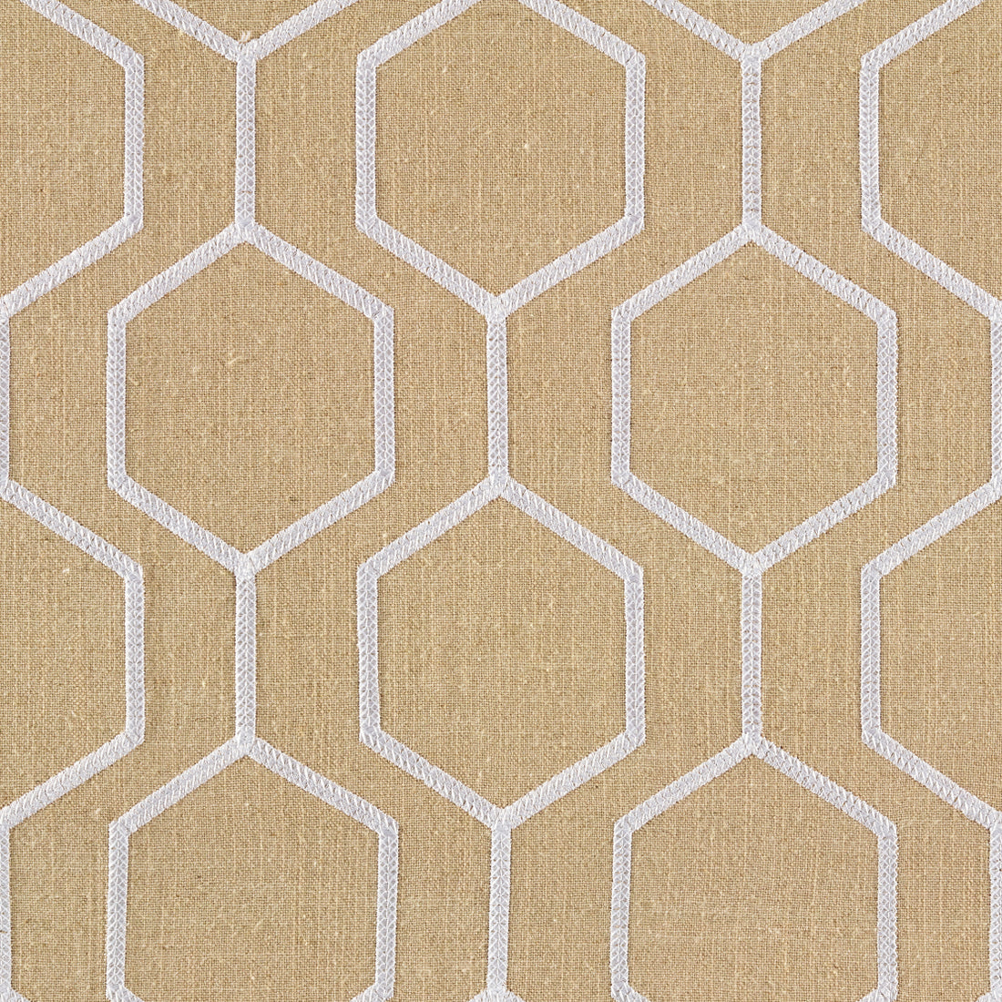 Socrates Hexagono fabric in honey color - pattern number 09529 - by Europatex in the Socrates collection
