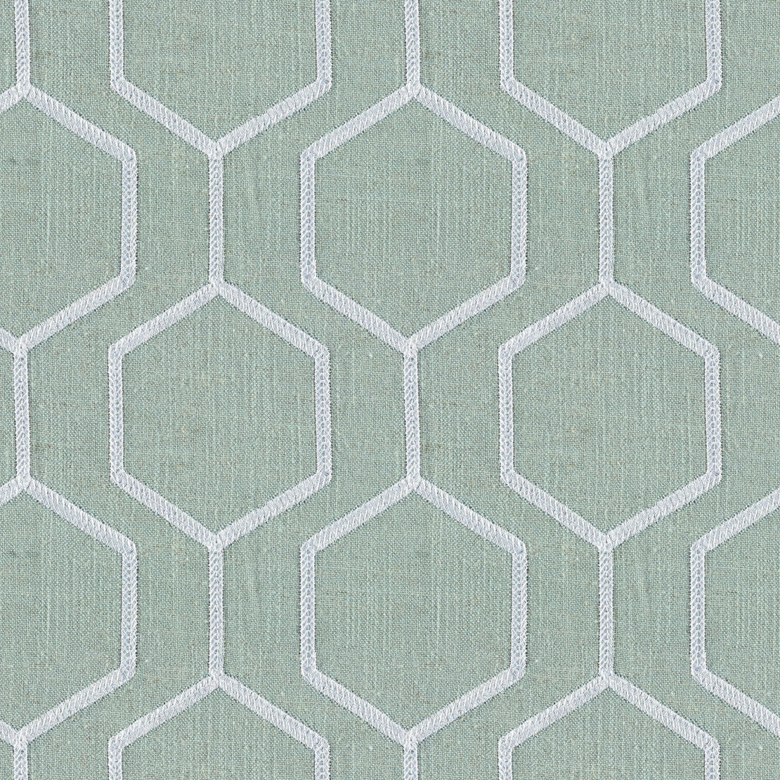 Socrates Hexagono fabric in sea pearl color - pattern number 09530 - by Europatex in the Socrates collection