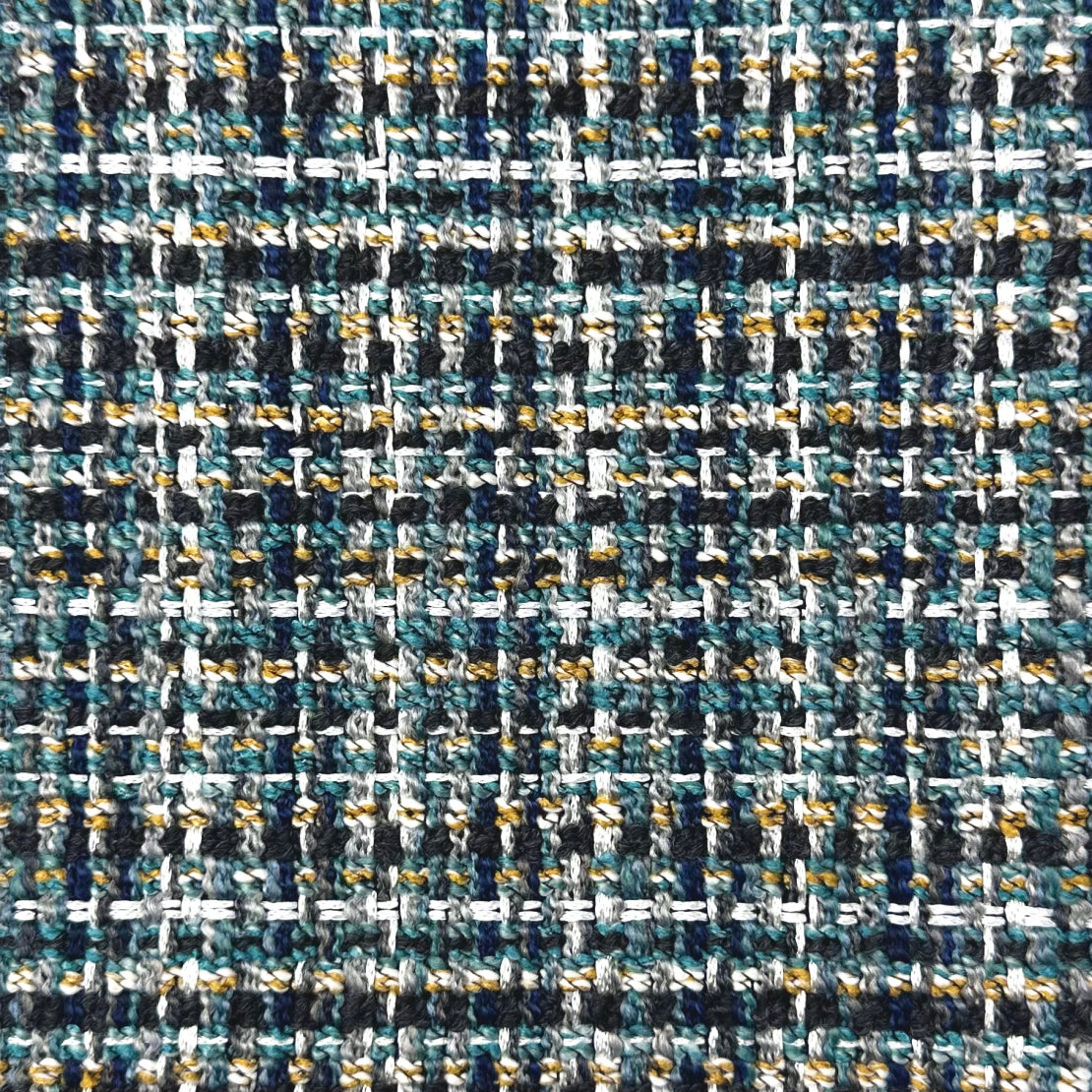 Heritage Aalto fabric in turqoise color - pattern number 09759 - by Europatex in the Heritage collection