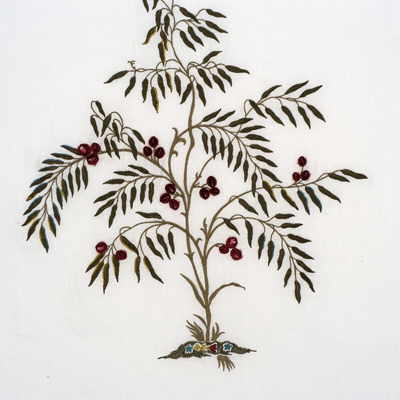 Thalia Linen fabric in white color - pattern J0568.2.0 - by G P &amp; J Baker in the Perandor collection