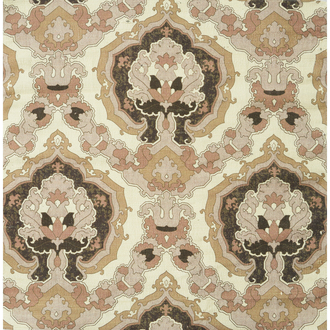 Fantasy Silk Print fabric in roman stone color - pattern JAG-50053.168.0 - by Brunschwig &amp; Fils in the Jagtar collection