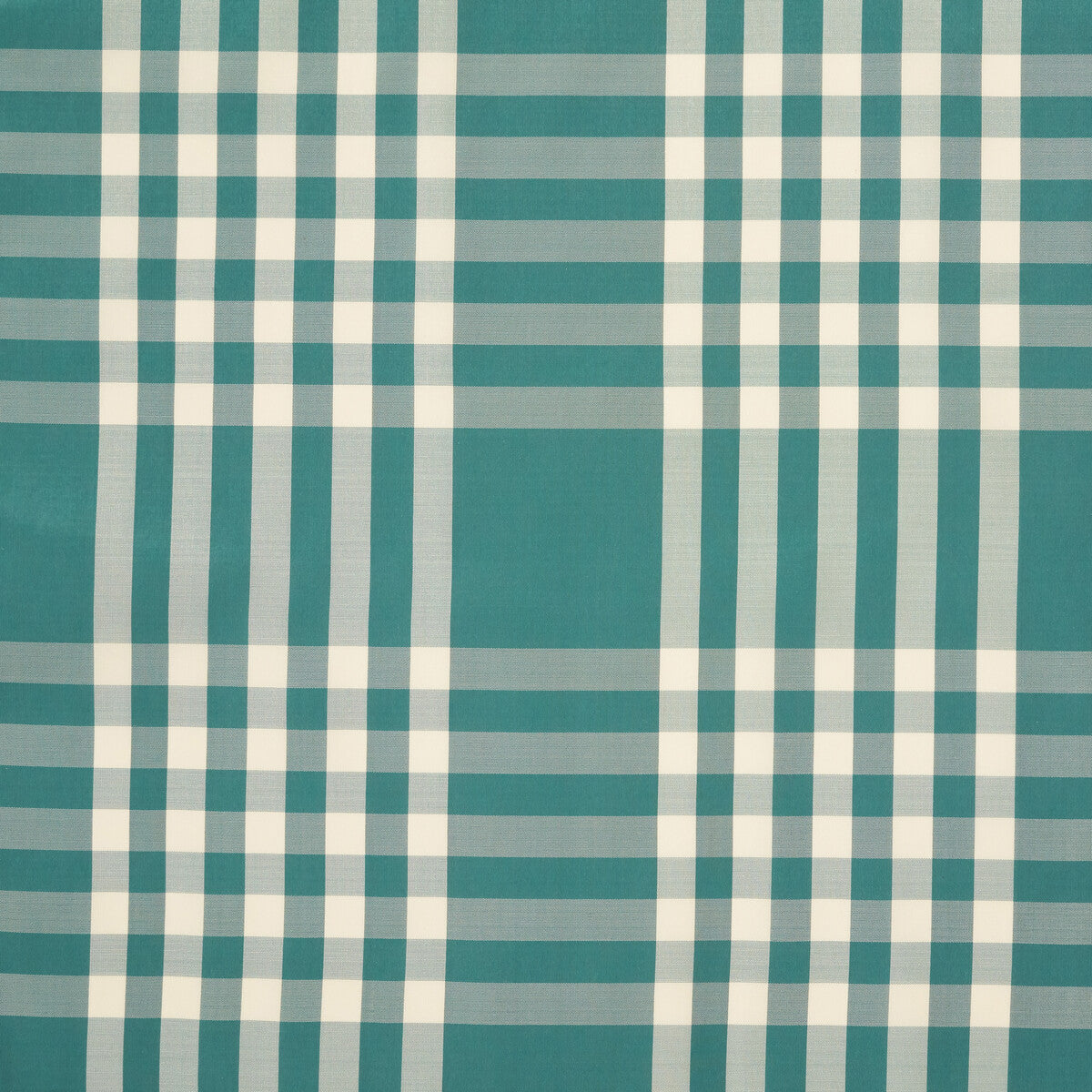 Robin Silk Plaid fabric in teal color - pattern JAG-50055.35.0 - by Brunschwig &amp; Fils in the Jagtar collection