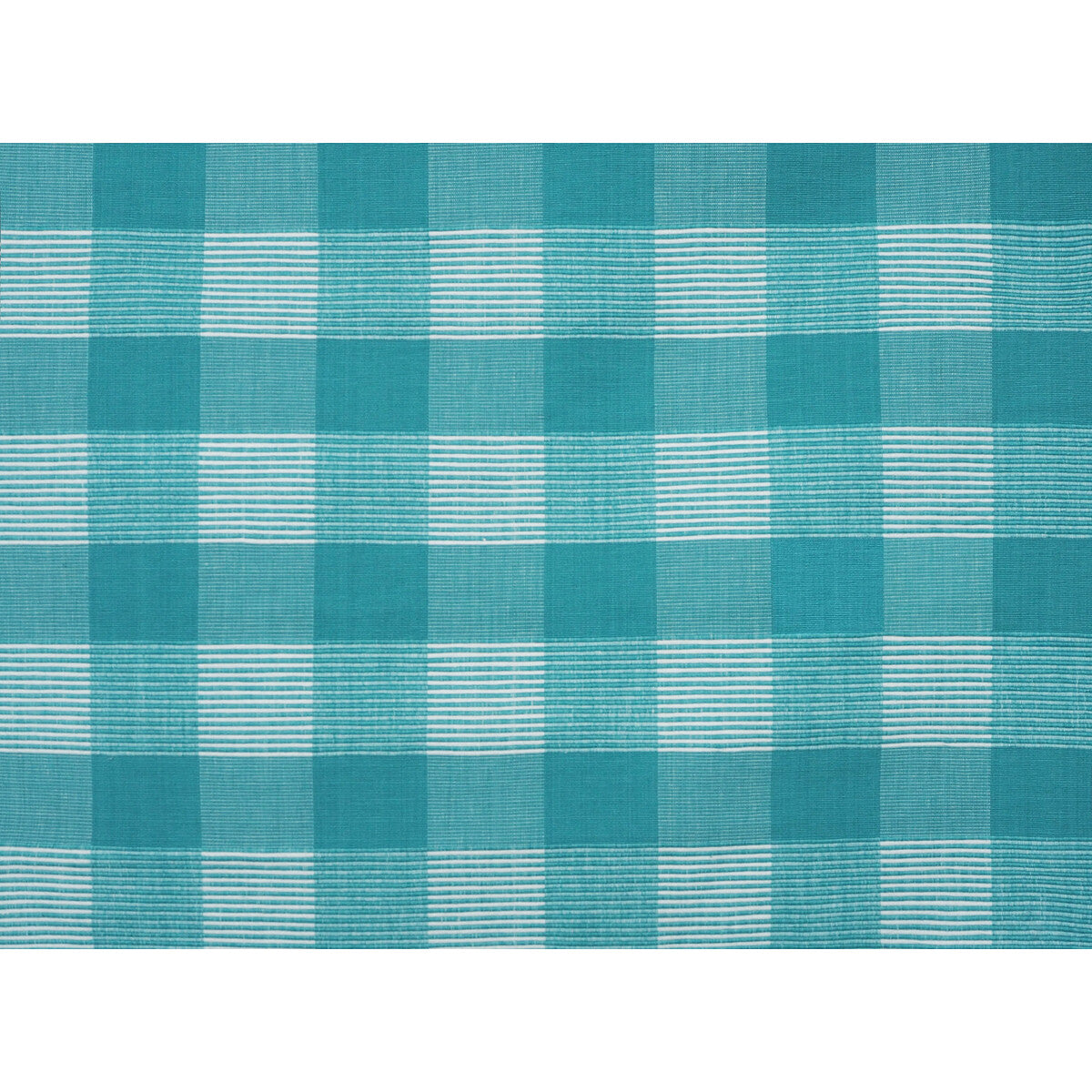 Siam Sq Cotton fabric in aqua pura color - pattern JAG-50061.131.0 - by Brunschwig &amp; Fils in the Festival collection