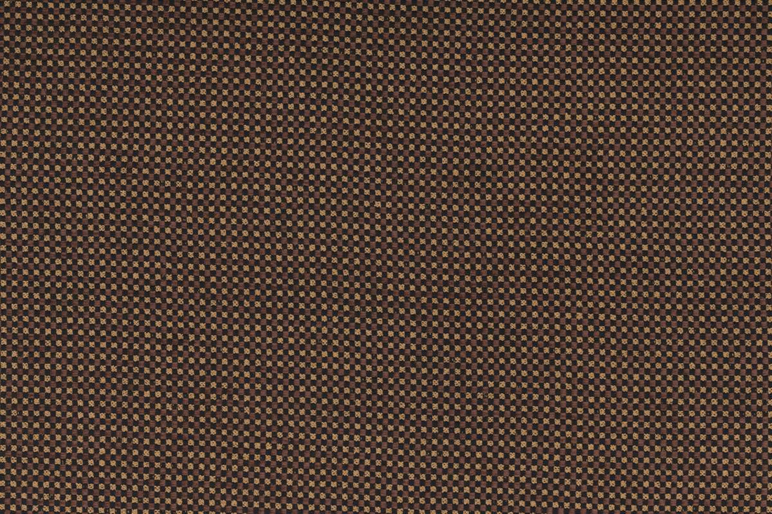 Eton Squares fabric in chocolate color - pattern number JC 1PL48098 - by Scalamandre in the Old World Weavers collection
