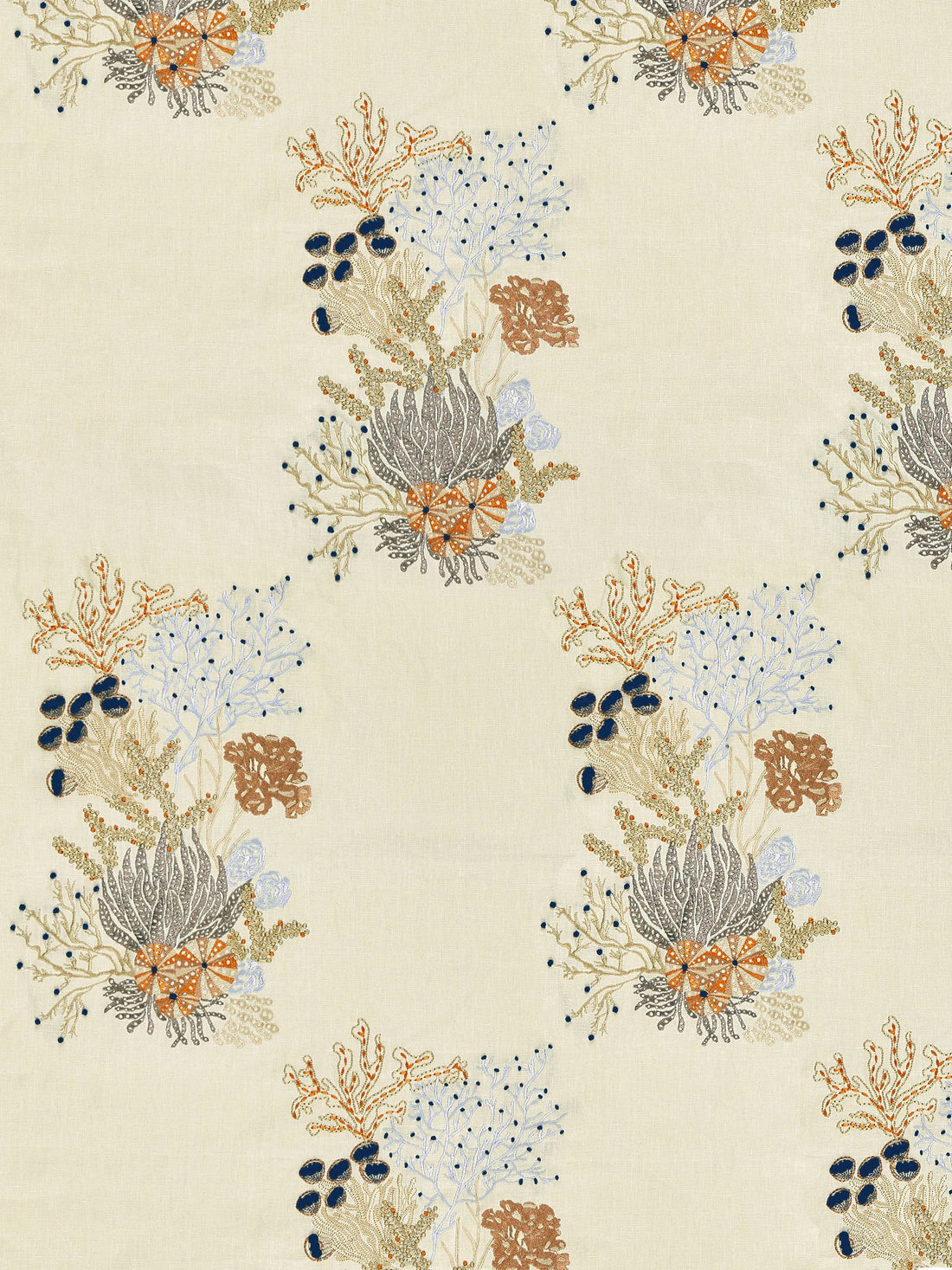 Combe Martin fabric in sand color - pattern number JM 00027072 - by Scalamandre in the Old World Weavers collection